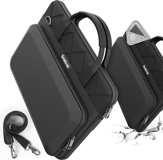 Smatree CityShield Laptop Shoulder Case for 15 inch Microsoft Surface Laptop 6/5/4/3, Case with External Accessory Pocket and Handle (MC04)