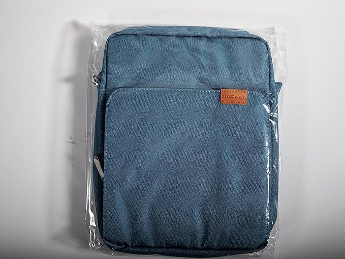 MoKo 9-11 Inch Tablet Sleeve Bag Handle Carrying Case with Shoulder Strap Fits 11inch iPad Air M3, iPad A16 2025, iPadPro 11", iPad10/9/8/7th Gen 10.2, Air 5/4th 10.9, Tab S8/S9 11", Peacock Blue